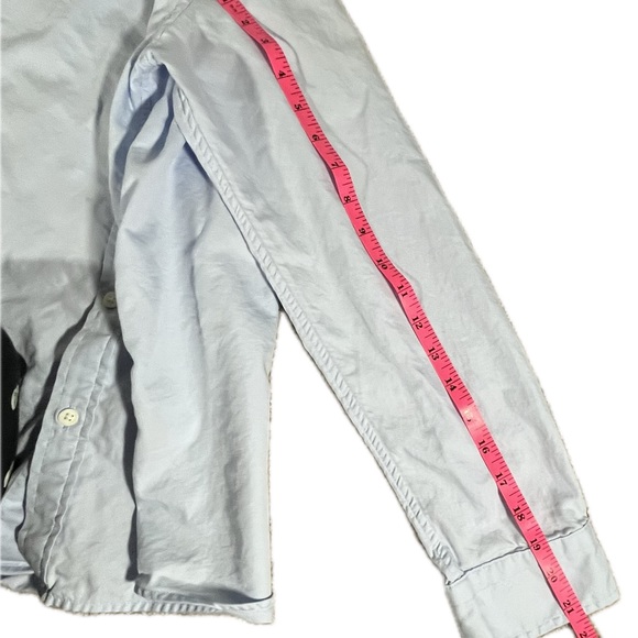 UNIQLO Men's Shirt Button Down Cotton Size Med Collared Chest Pocket Regular Fit - Picture 5 of 8